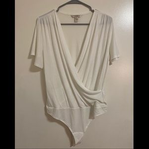 Banana Republic White Bodysuit
